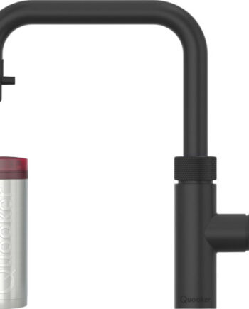 Quooker Flex Square Pro3 Køkkenarmatur Kogende Vand Udtrækstud Sort