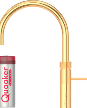 Quooker Fusion Round Pro3 Køkkenarmatur Kogende Vand Guld