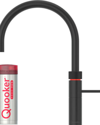 Quooker Fusion Round Pro3 Køkkenarmatur Kogende Vand Sort