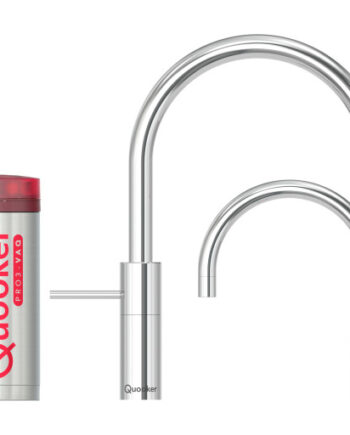 Quooker Twintaps Round Pro3 Køkkenarmatur Kogende Vand Krom