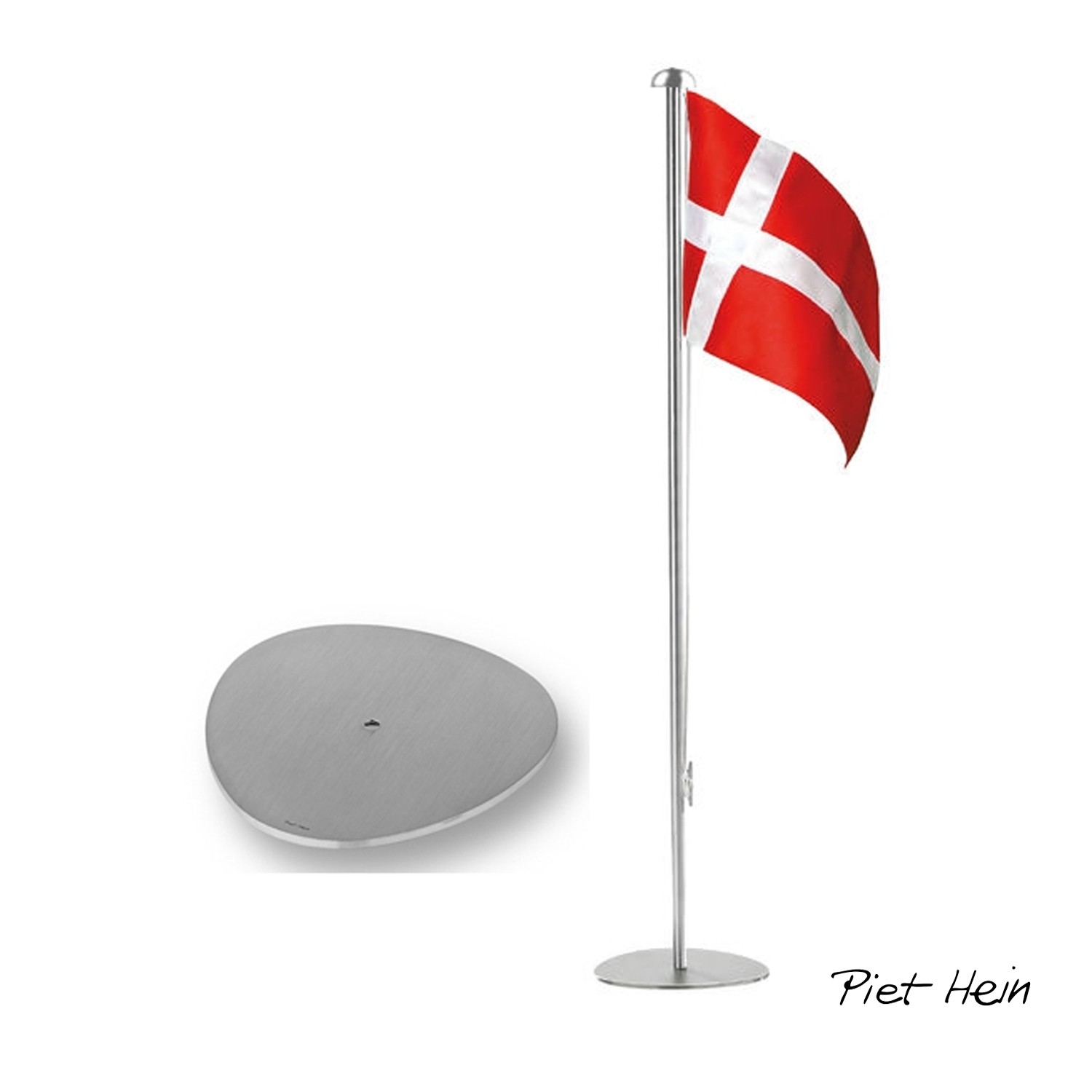 Piet Hein Bordflag Stål