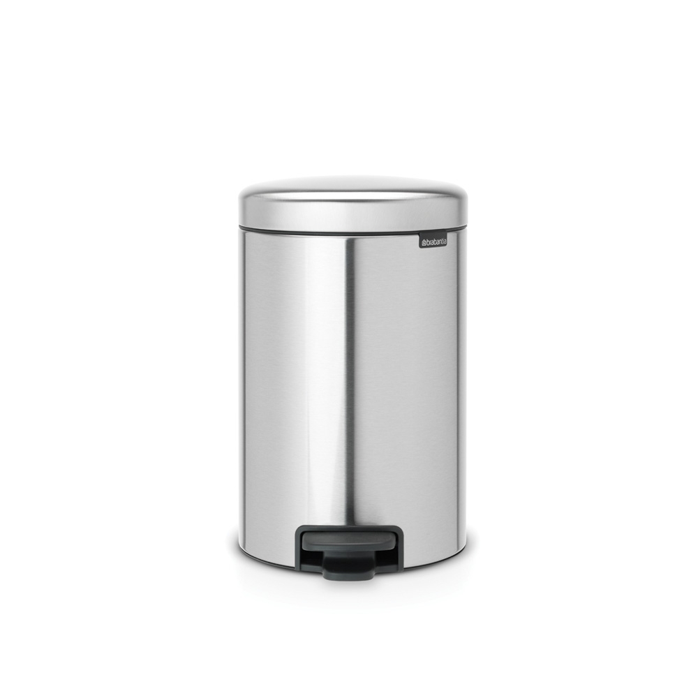 Brabantia Pedalspand Liter Mat Steel Fingerprint Proof