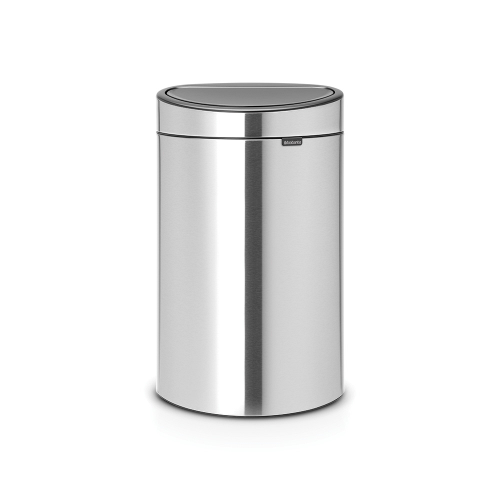 Brabantia Touch Bin Recycle Matt Steel Fingerprint Proof
