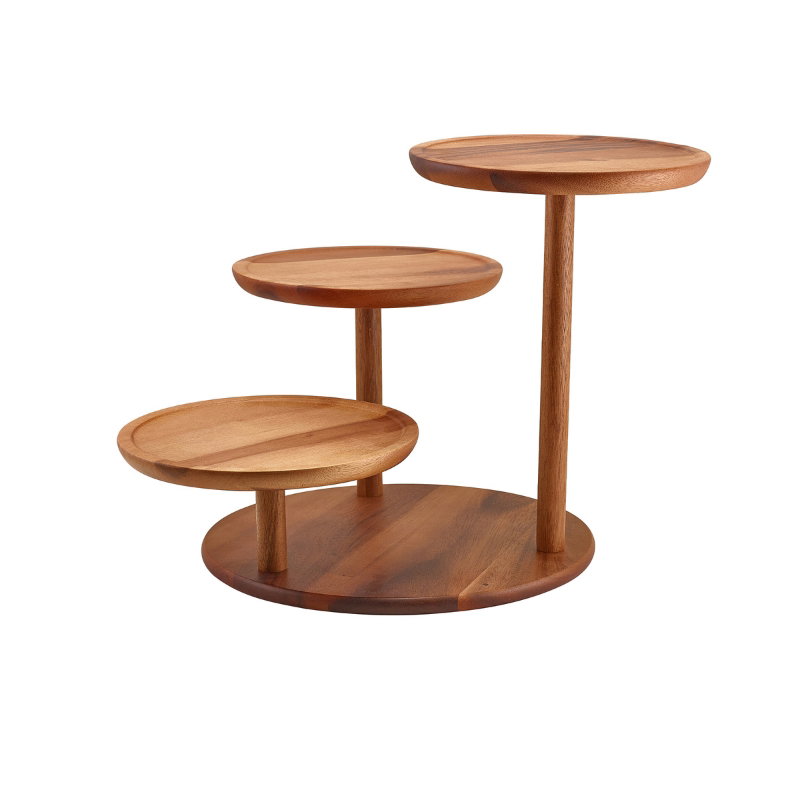 Genware Acacia Wood Trins Platformforhøjer