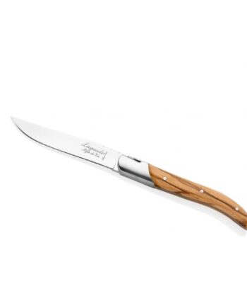 Grillknive Laguiole Oliven Træ Sæt Sdv