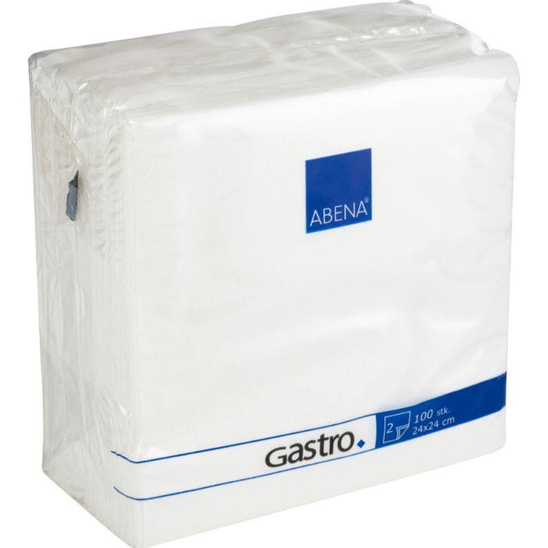 Kaffeserviet Abena Gastro Lags Fold 24x24cm Hvid Nyfiber 4000 Stk Servietter Discount Fscmix