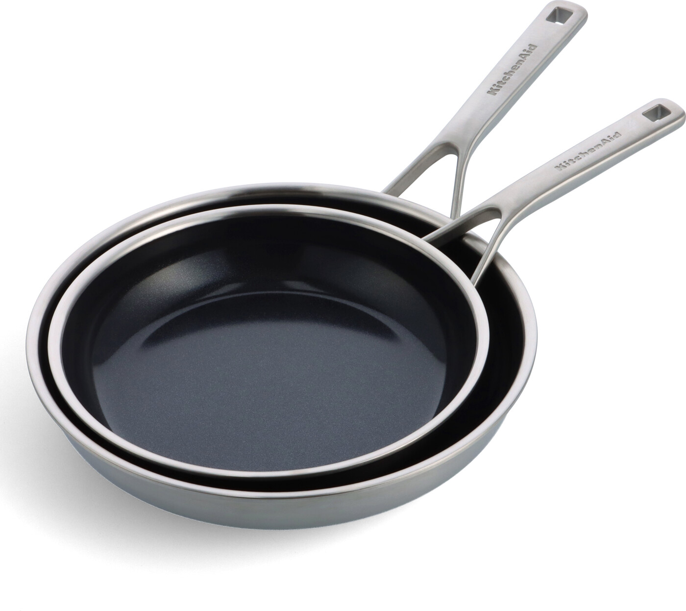 Kitchenaid Multiply Frypan Set Silver