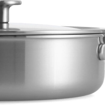 Kitchenaid Multiply Skillet With Lid Silver