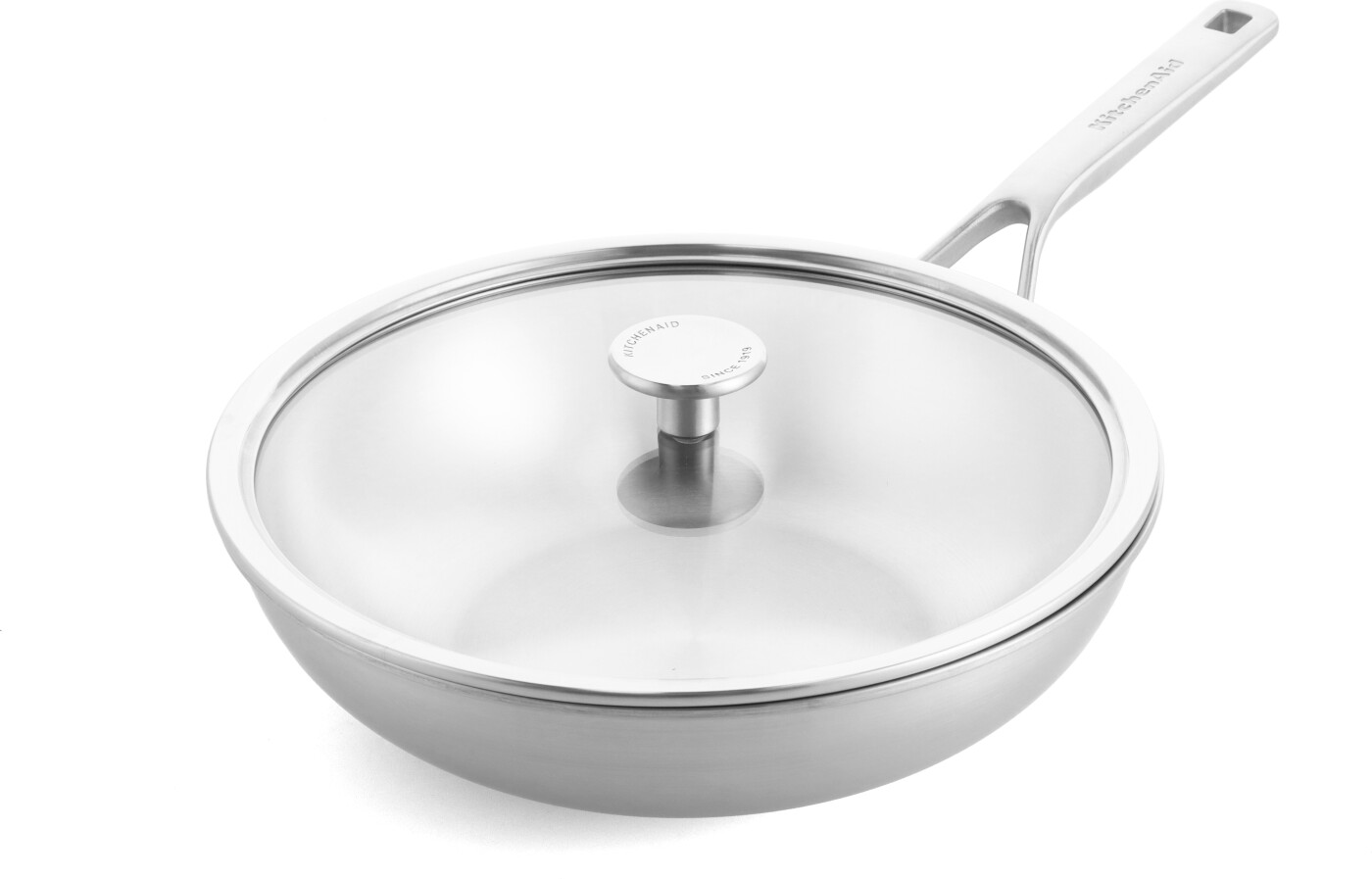 Kitchenaid Multiply Wok With Lid Silver