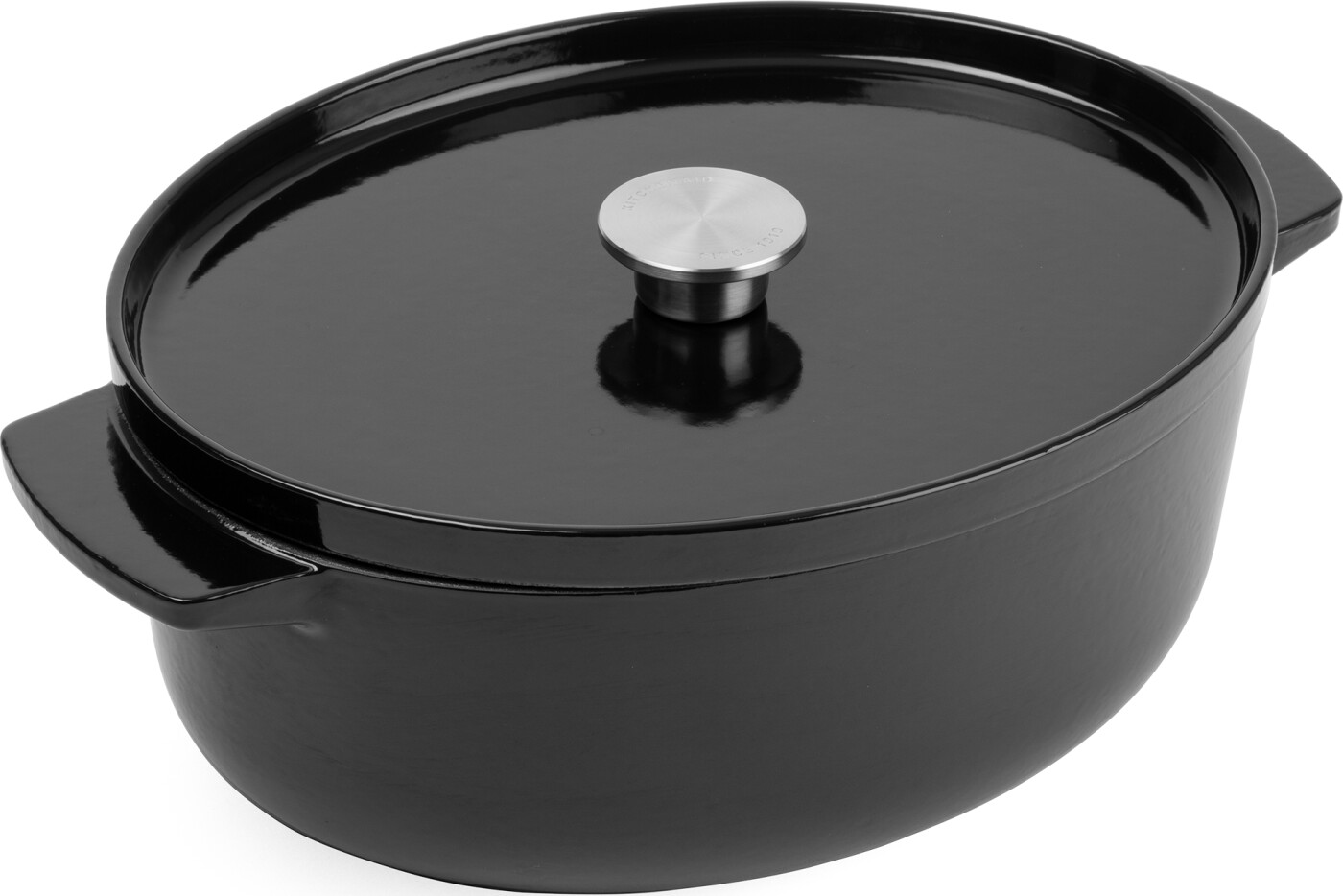 Kitchenaid Oval Casserole Onyx Black 30cm