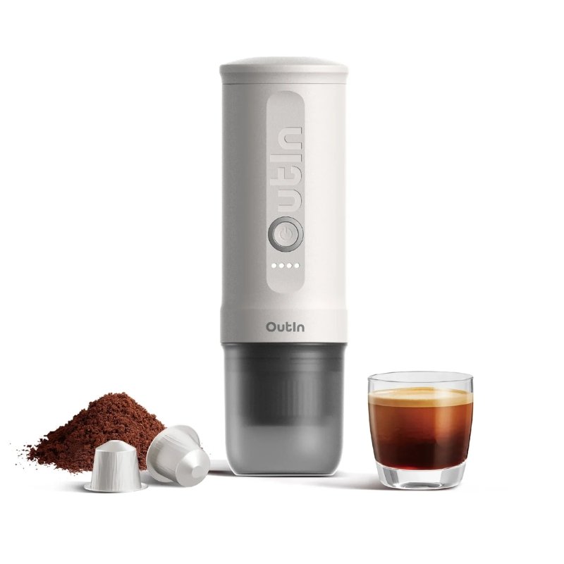 Outin Nano Bærbar Espressomaskine Hvid