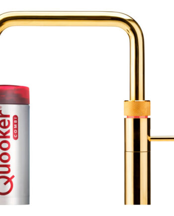 Quooker Fusion Square Combi Køkkenarmatur Kogende Vand Messing