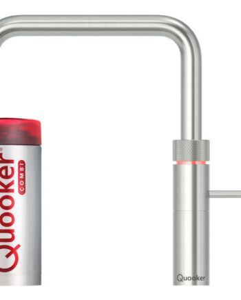 Quooker Fusion Square Combi Køkkenarmatur Kogende Vand Stål