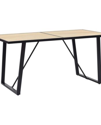 Spisebord 160 Mdf Med Egetræsfarve