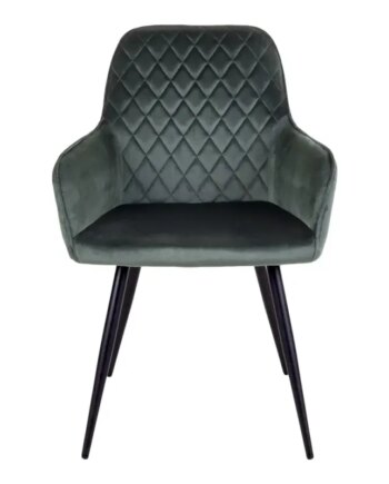 Spisebordsstol Grøn Velour Hn1206 1001155
