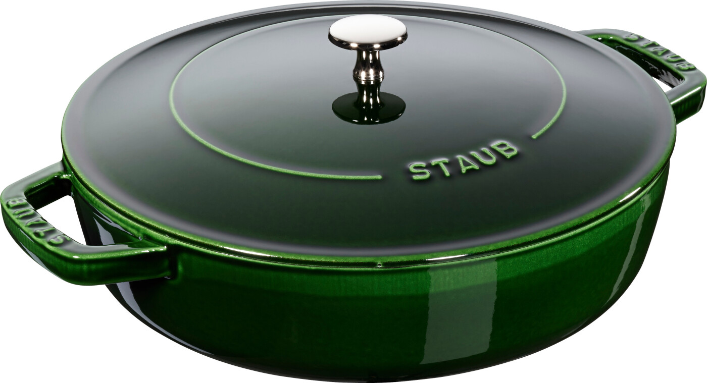 Staub Sautepande Chistera Basil Green