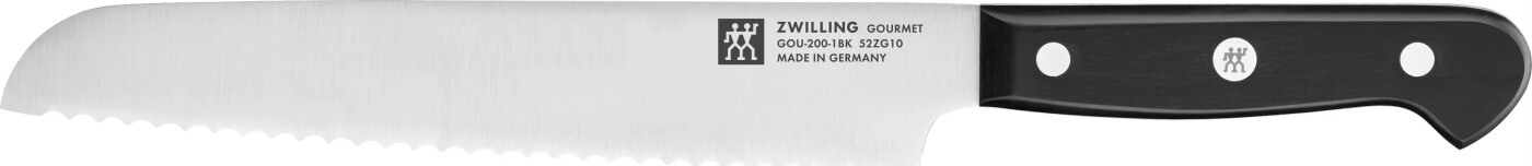 Zwilling Gourmet Brødkniv Black