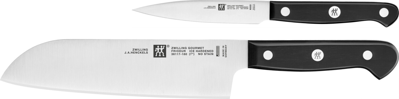 Zwilling Gourmet Knivsæt Med Santoku Urtekniv Dele