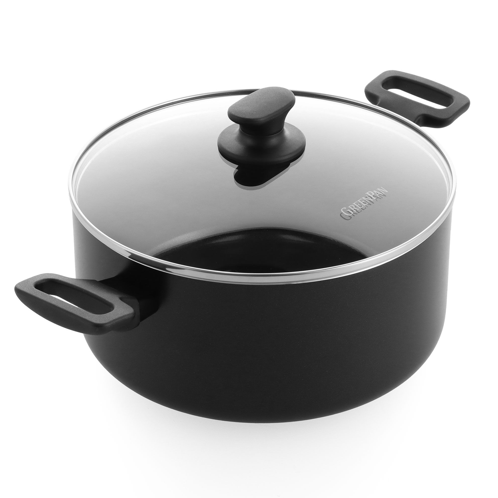 Greenpan Essence Gryde Med Låg Sort