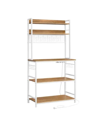 Køkkenreol Med Indbygget Strøm Køkken Modul Brun 40x80x170 Køkkenudstyr Daily Living