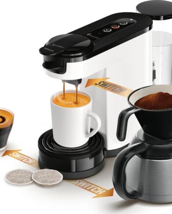 Philips Senseo Switch Kaffemaskine Hd6594 Star White