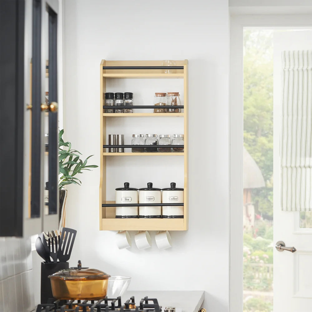 Smart Elegant Køkkenreol L38xb17xh75 Naturfarvet