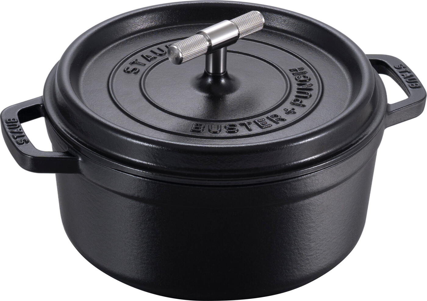Staub Buster Punch Cocotte Sort