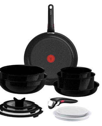 Tefal Ingenio Excellence Ceramic Gryde Stegepandesæt Dele Sort