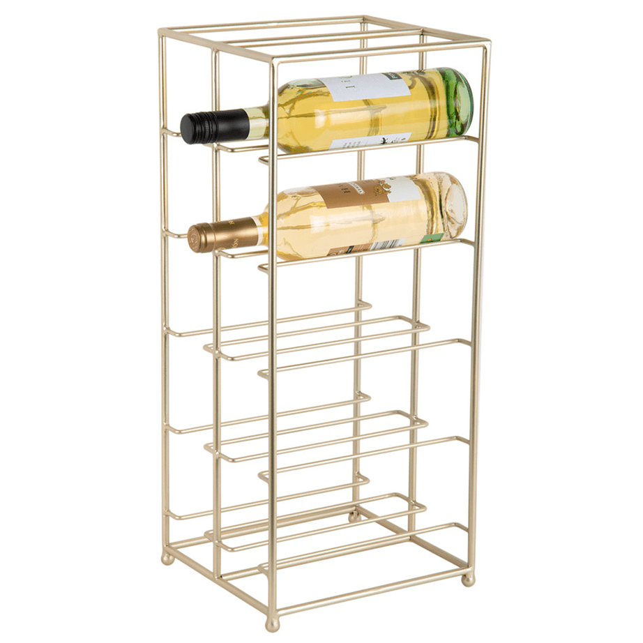 Vinreol Flasker Guldlook Metal