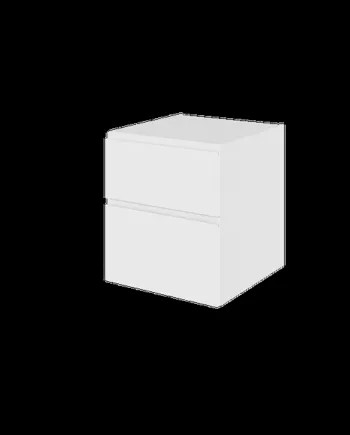 Bad Hyldeskab Bu050 233 New York Hvidmalet Grebsfri