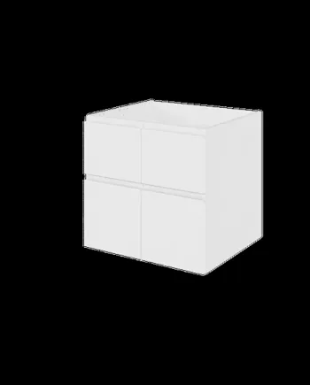 Bad Hyldeskab Bu060 233 New York Hvidmalet Grebsfri