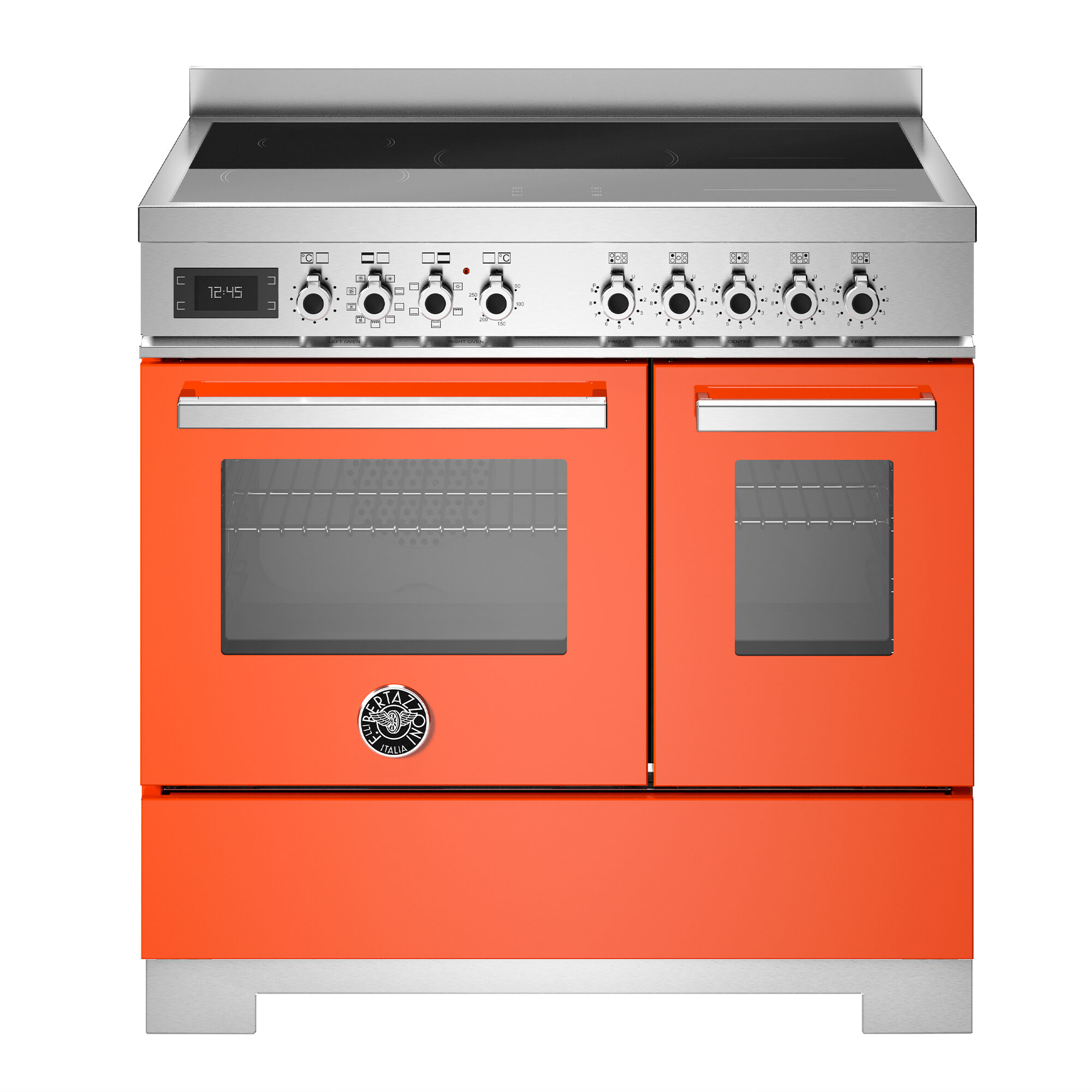 Bertazzoni Pro95i2eart2 Professional Induktionskomfur Med Zoner Ovne Orange