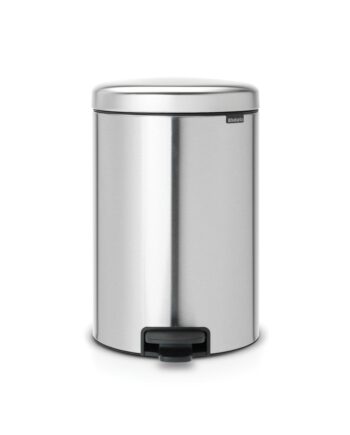 Brabantia Pedalspand Liter Matt Steel Fingerprint Proof