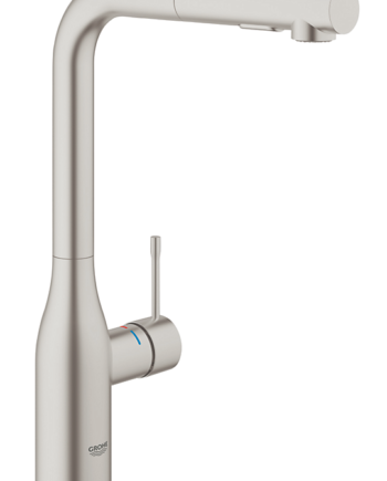 Grohe Essence Etgrebs Køkkenbatteri Med Svingbar Tud Udtræk Dualspray Supersteel