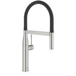 Grohe Essence Køkkenarmatur Med Prof Spray Sort Slange Supersteel