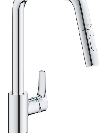 Grohe Eurosmart Køkkenarmatur Tud Dual Spray Forkromet