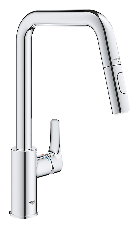 Grohe Eurosmart Køkkenarmatur Tud Dual Spray Forkromet