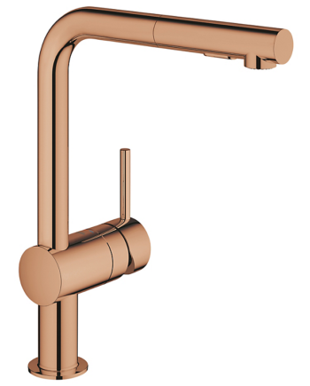 Grohe Minta Etgreb Køkkenarmatur Tud Bruser Dual Warm Sunset