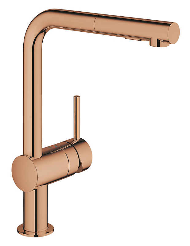 Grohe Minta Etgreb Køkkenarmatur Tud Bruser Dual Warm Sunset