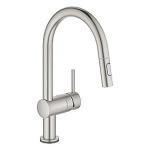 Grohe Minta Touch Elektronisk Køkkenarmatur Med Udtrækstud Dual Tud Supersteel