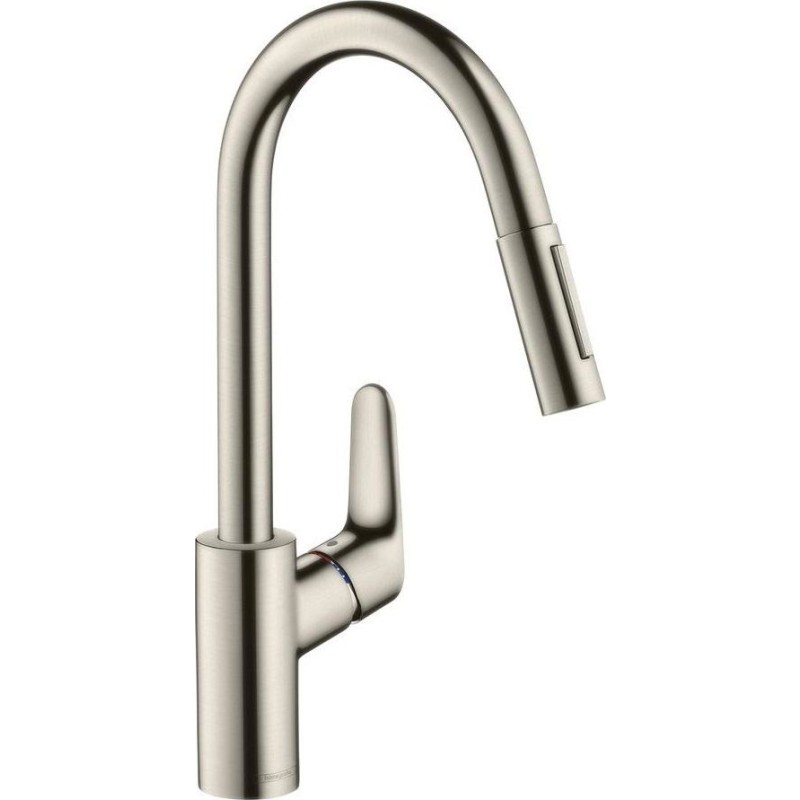 Hansgrohe Focus M41 Køkkenarmatur Udtrækstud Stål