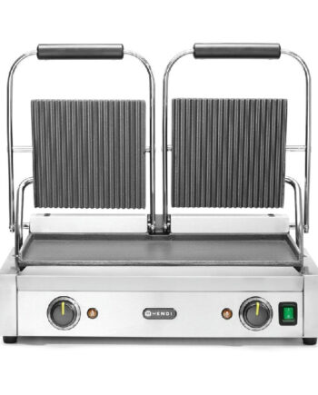 Hendi Kontaktgrill Dobbelt Metal