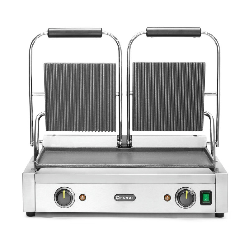Hendi Kontaktgrill Dobbelt Metal
