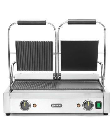 Hendi Kontaktgrill Dobbelt Rustfrit Stål