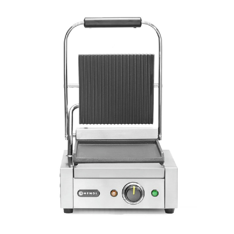 Hendi Kontaktgrill Enkelt Rillet Rillet