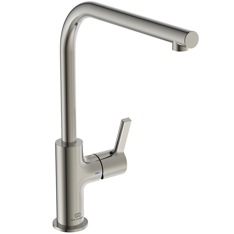 Ideal Standard Gusto Køkkenarmatur 105x232x327 Pvd Silver Storm