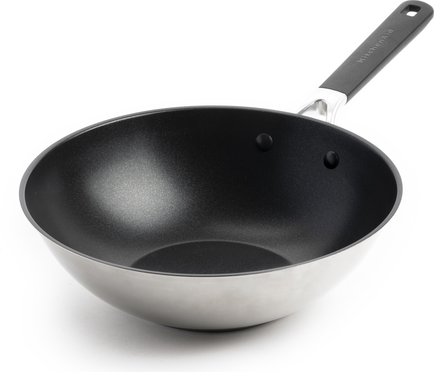 Kitchenaid Classic Stainless Steel 3ply Openwok Silver