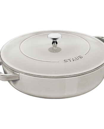 Staub Cocotte Chistera Sautpande ø28 White Truffle