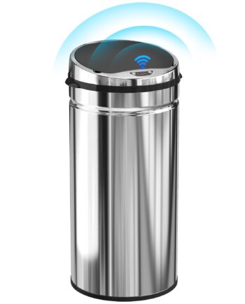 42l Sensor Skraldespand Automatisk Affaldsbeholder Køkkenspand Rustfrit Stål Med Infrarød Sensor Til Køkken Spisestue