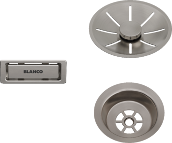 Blanco Afløb Infino Satin Platinum 1x3 Ampaposampaposuxi
